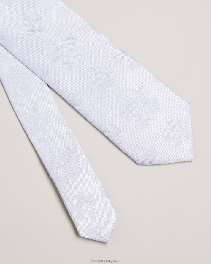 être Ted Baker Hommes cravate jacquard berel magnolia bleu FR8J422045 accessoires