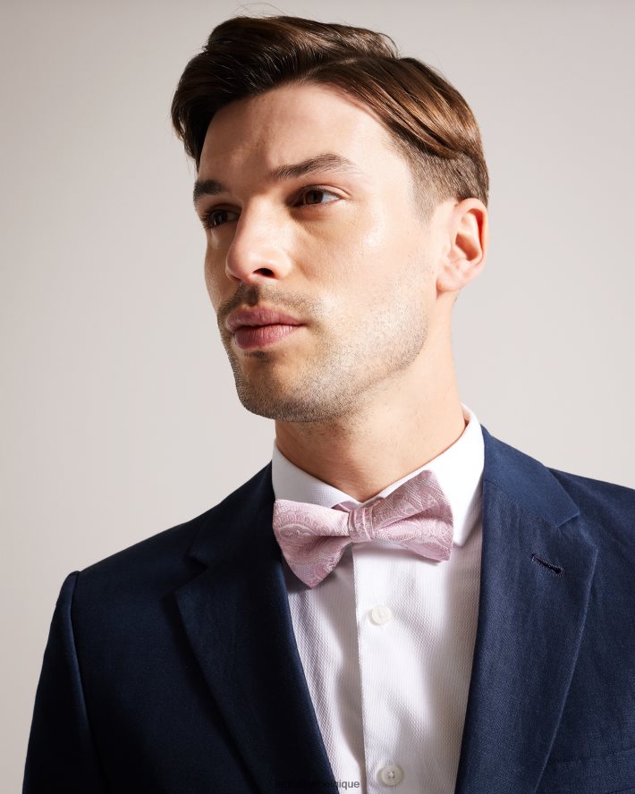être Ted Baker Hommes noeud papillon cachemire mewbow rose sombre FR8J421957 accessoires