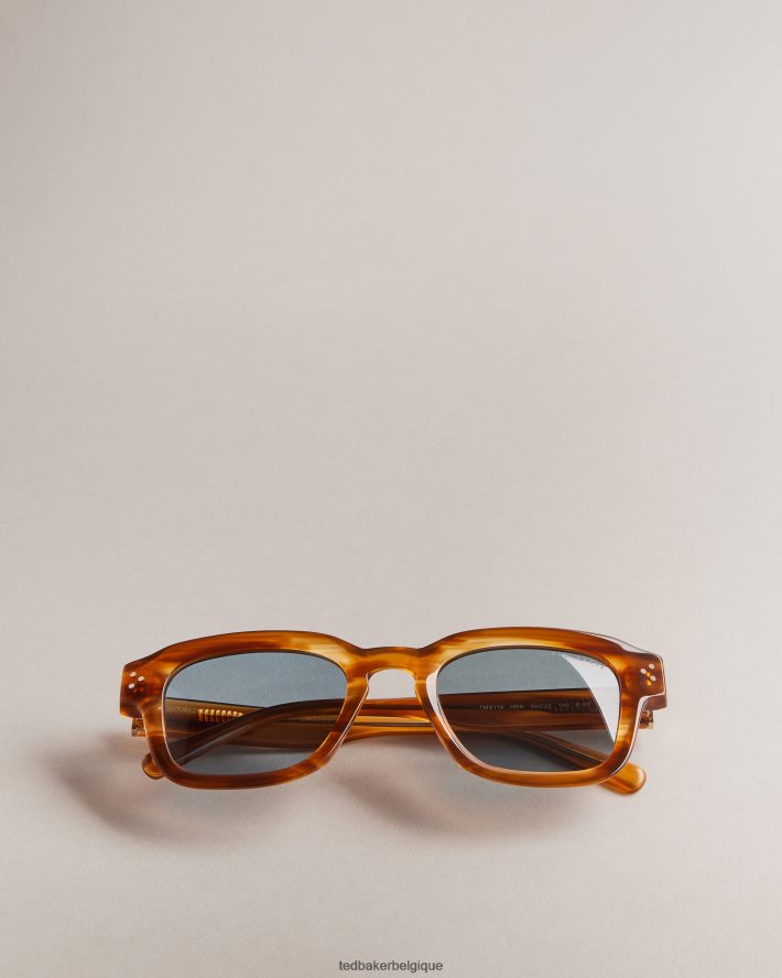 être Ted Baker Hommes lunettes de soleil à monture carrée classique trtshel écaille de tortue FR8J421958 accessoires