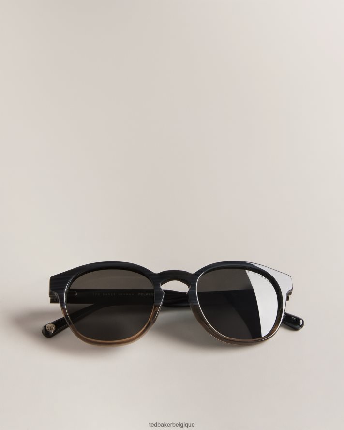 être Ted Baker Hommes lunettes de soleil rondes color block gryglas gris FR8J422063 accessoires