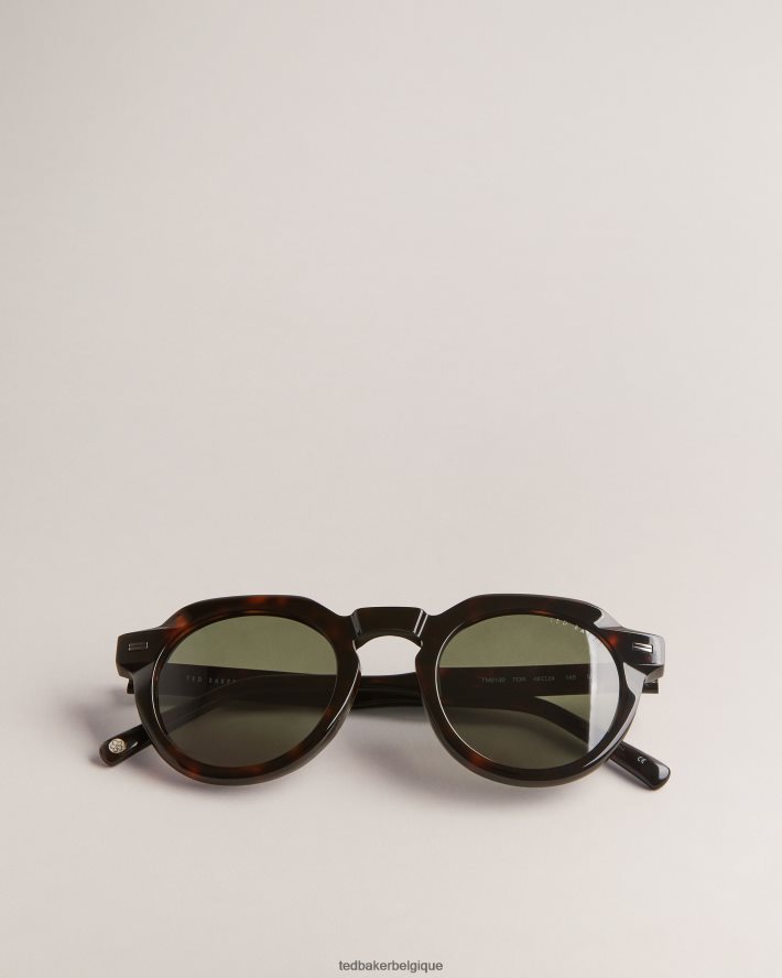 être Ted Baker Hommes lunettes de soleil rondes toriti en écaille de tortue écaille de tortue FR8J422053 accessoires