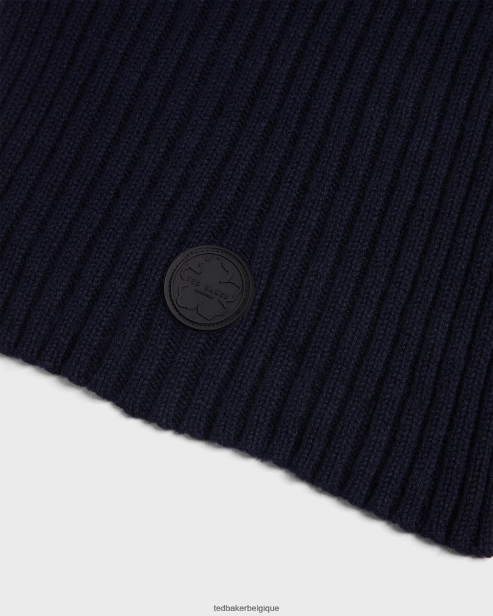 être Ted Baker Hommes écharpe en point de cardigan camen marine FR8J422082 accessoires