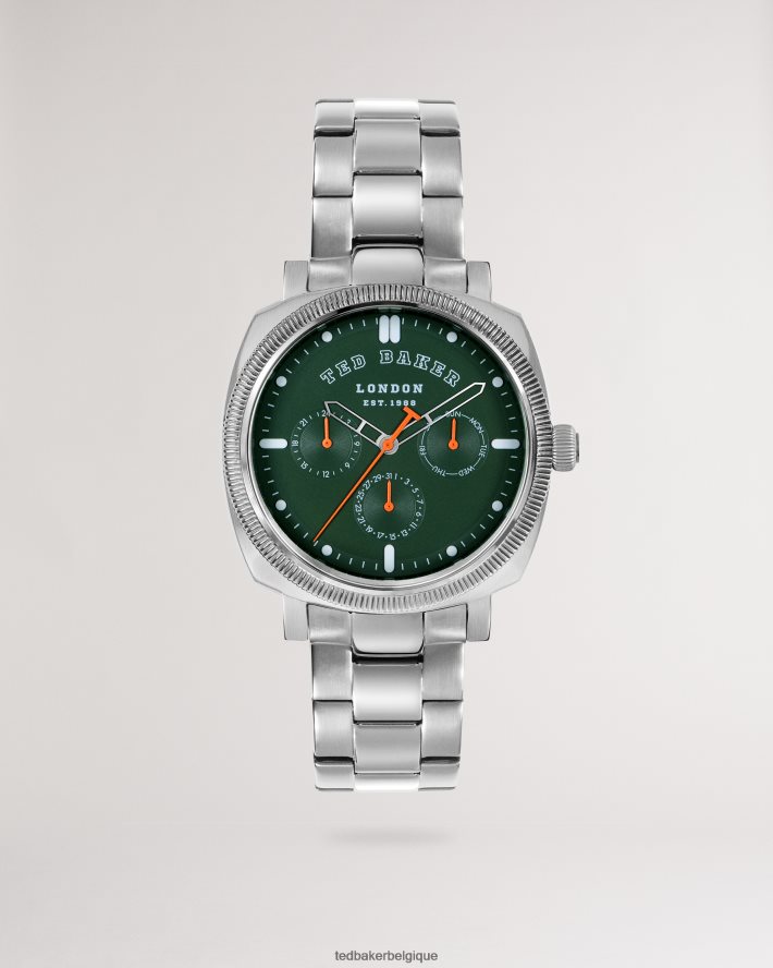 être Ted Baker Hommes montre bracelet en acier inoxydable d'un litre argent FR8J421945 accessoires