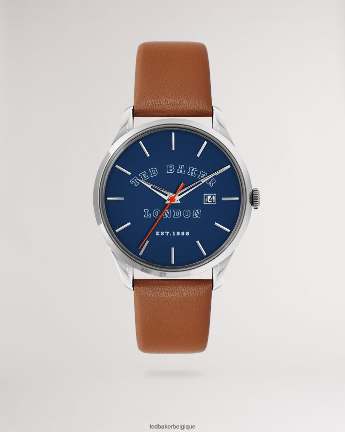 être Ted Baker Hommes montre à bracelet en cuir gravil bronzer FR8J422044 accessoires