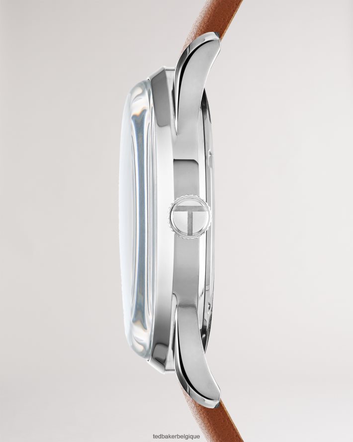 être Ted Baker Hommes montre à bracelet en cuir gravil bronzer FR8J422044 accessoires