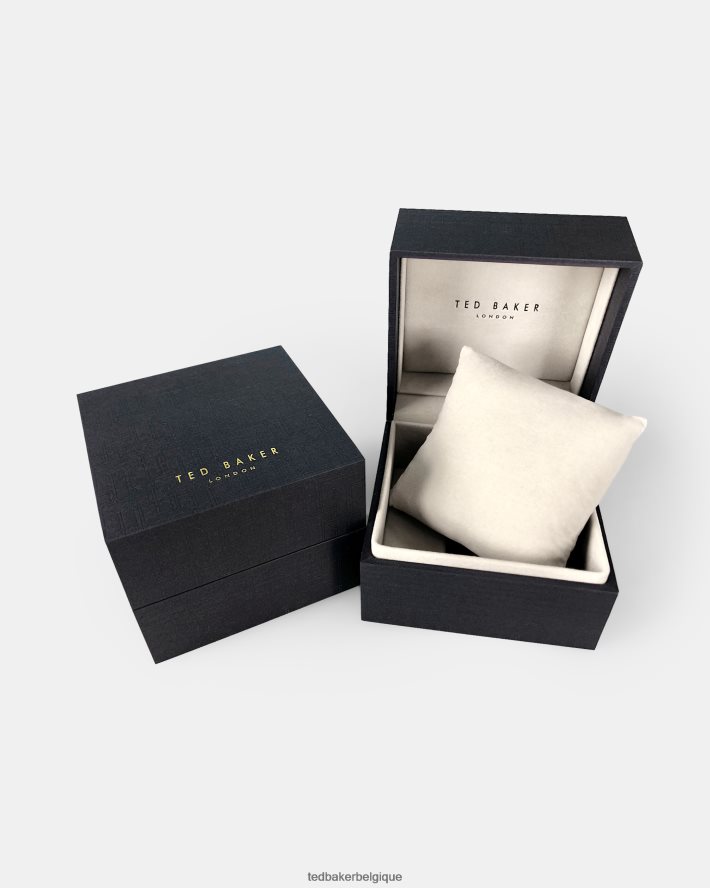 être Ted Baker Hommes montre à bracelet en maille mimose couleur argent FR8J421905 accessoires