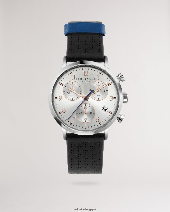 être Ted Baker Hommes montre minuta bracelet en cuir lisse noir FR8J422012 accessoires