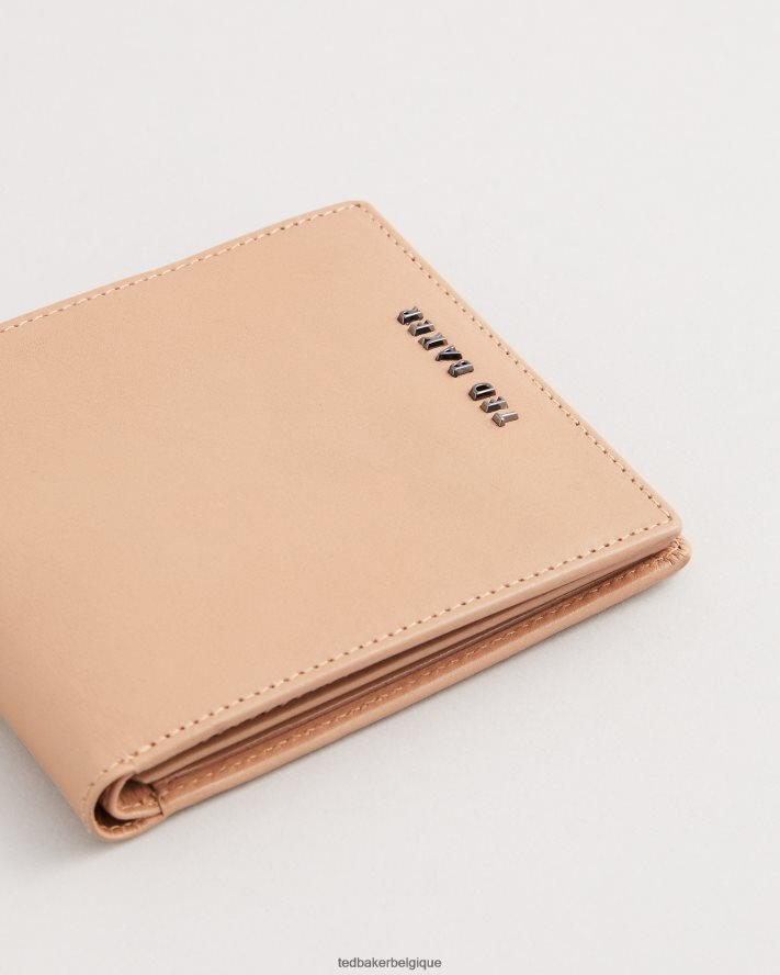 être Ted Baker Hommes portefeuille en cuir plié Sammed naturel FR8J422076 accessoires