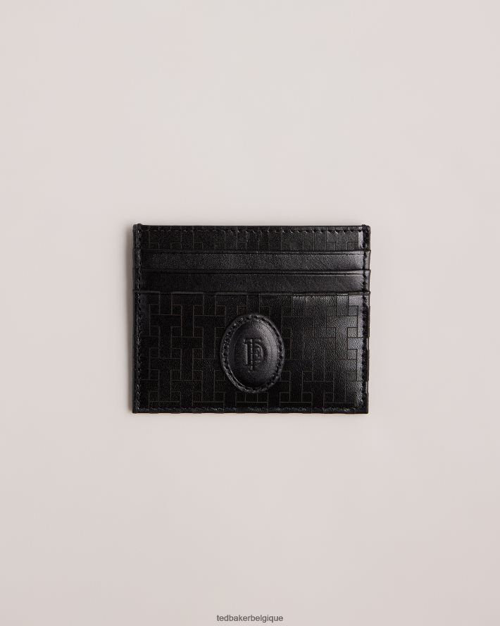 être Ted Baker Hommes porte-cartes monogramme tobies t noir FR8J421971 accessoires