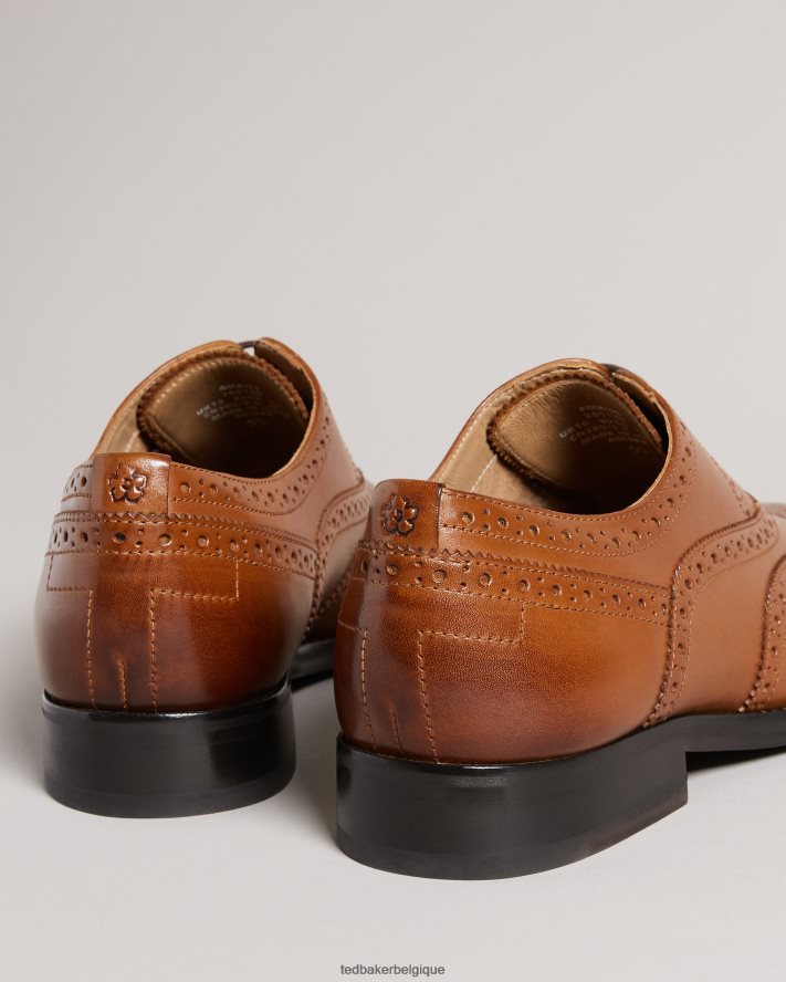 être Ted Baker Hommes amaiss chaussures richelieu en cuir formelles bronzer FR8J421844 chaussures