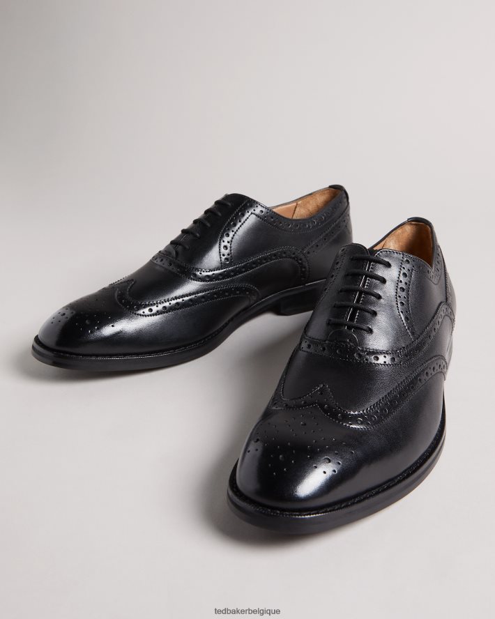 être Ted Baker Hommes amaiss chaussures richelieu en cuir formelles noir FR8J421857 chaussures