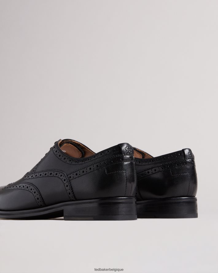 être Ted Baker Hommes amaiss chaussures richelieu en cuir formelles noir FR8J421857 chaussures