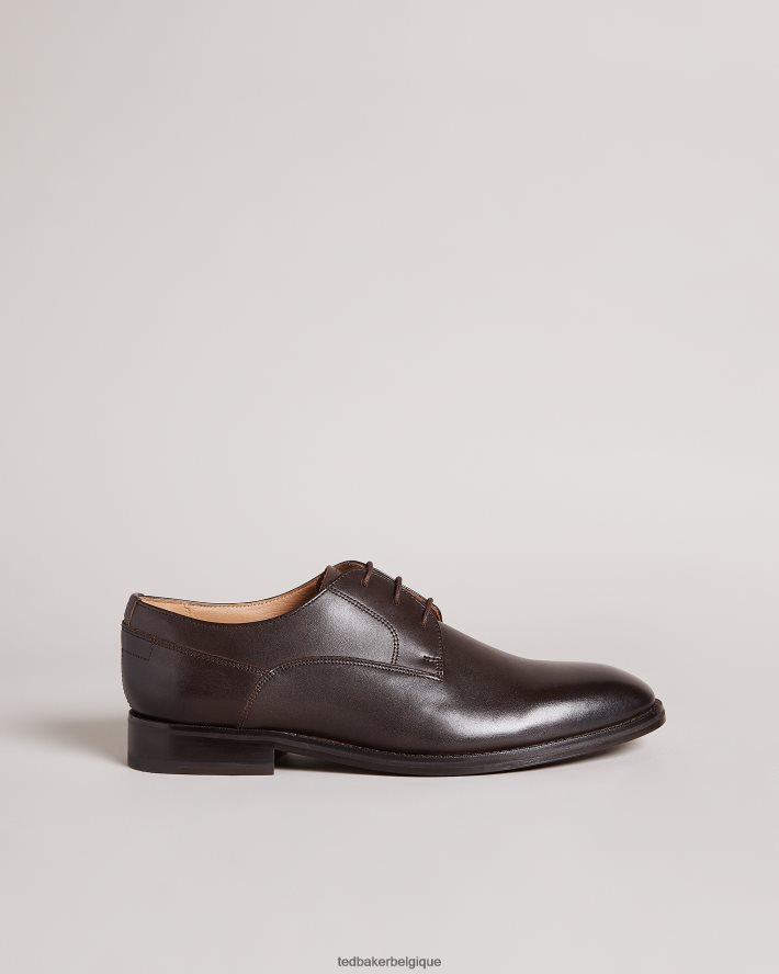 être Ted Baker Hommes Chaussures derby en cuir formelles Kampten brun FR8J421860 chaussures