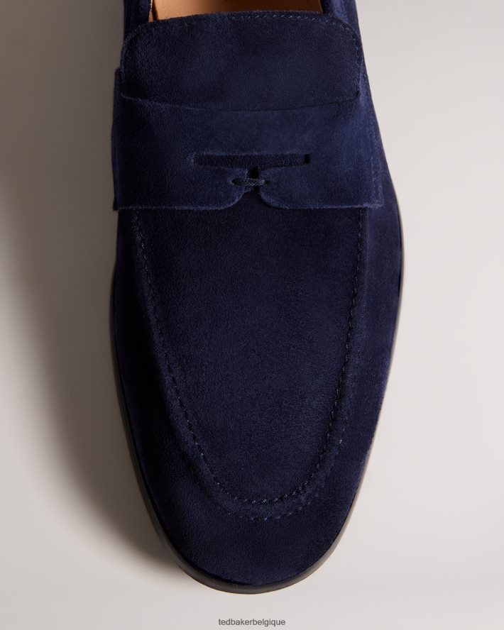 être Ted Baker Hommes adlerrs mocassins en daim marine FR8J421840 chaussures