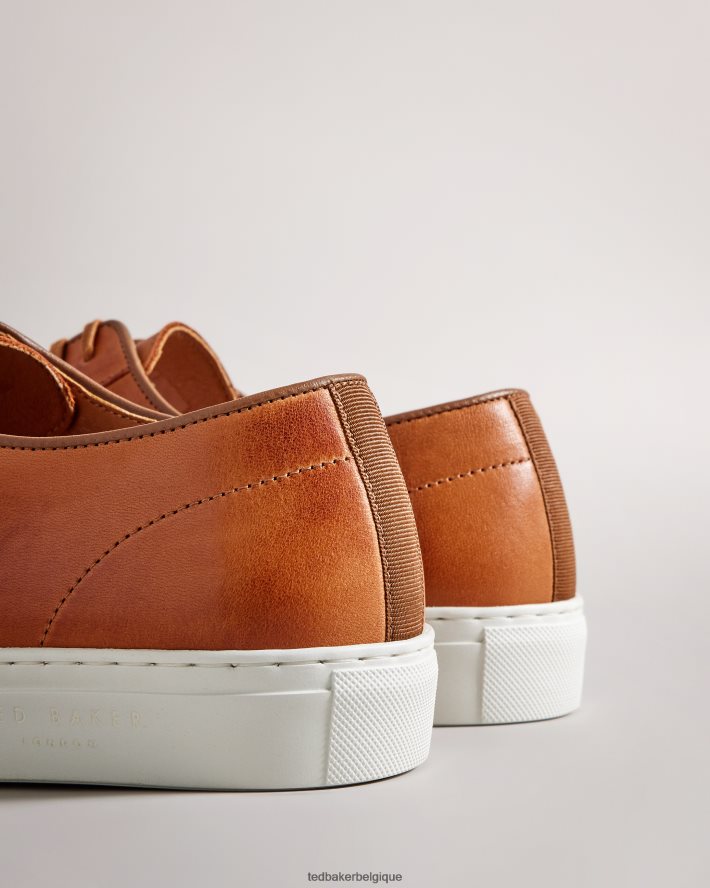 être Ted Baker Hommes chaussure derby en cuir kantenb et baskets hybrides bronzer FR8J421890 chaussures
