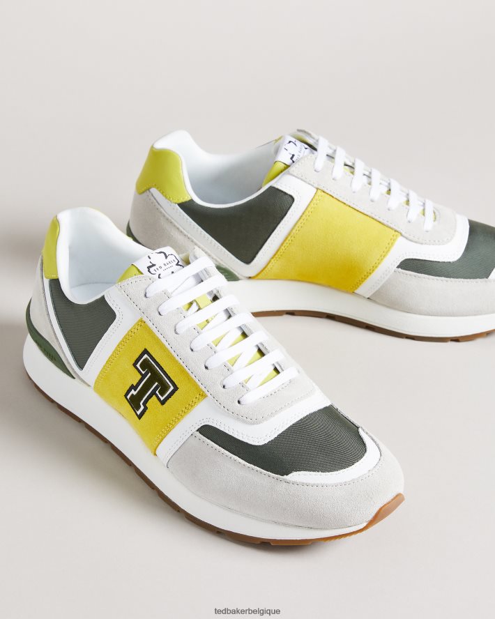 être Ted Baker Hommes chaussures de course gregory rétro t citron vert FR8J422062 chaussures