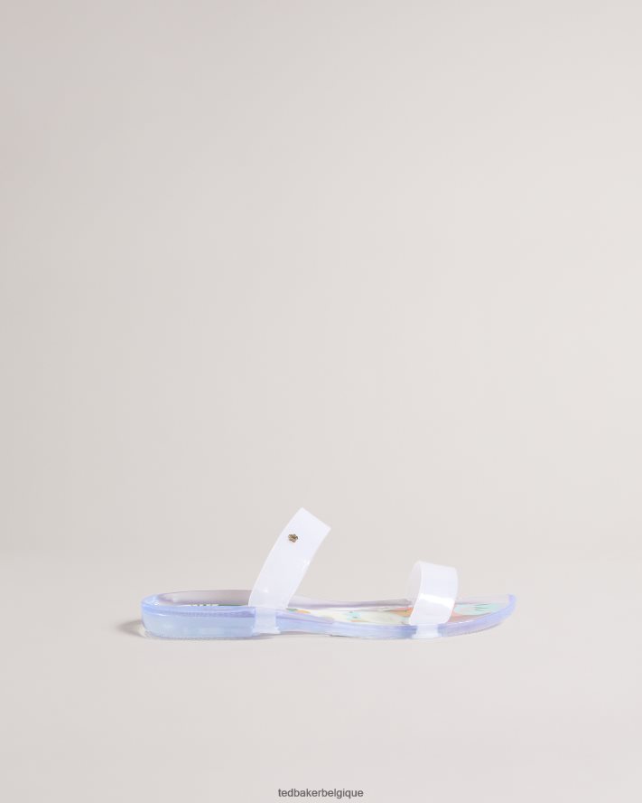 être Ted Baker Hommes Juleyy Sunburst tongs en gelée à deux brides émeraude FR8J42934 chaussures