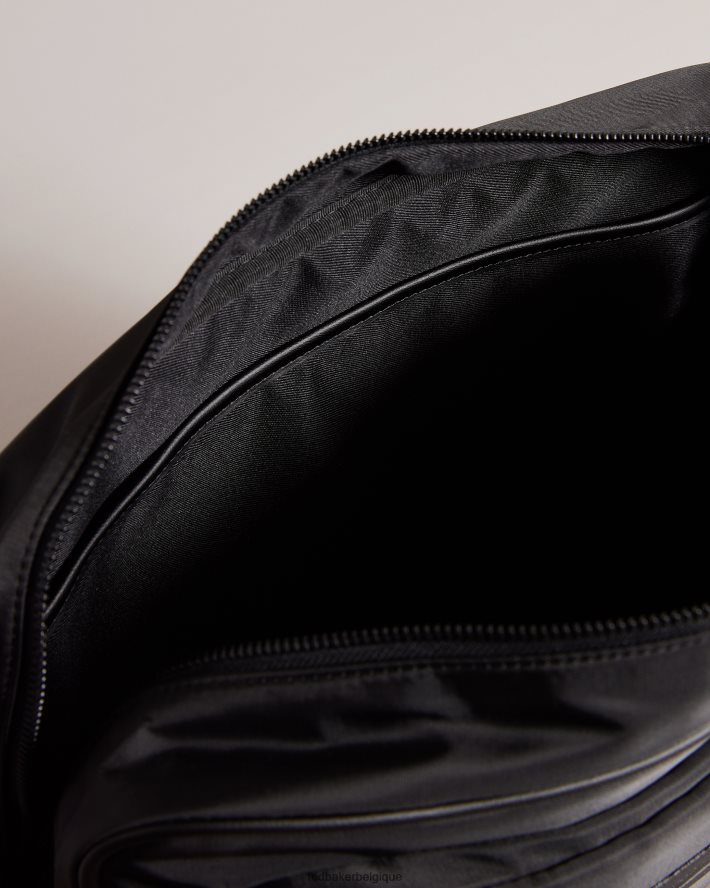 être Ted Baker Hommes sac messager sport rétro en sergé Matts noir FR8J421760 Sacs