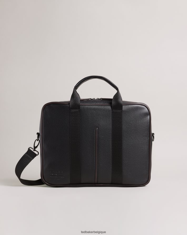 être Ted Baker Hommes sac porte-documents joshey en similicuir noir FR8J421745 Sacs