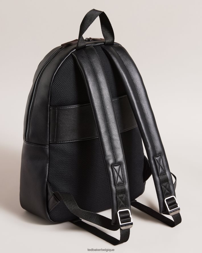 être Ted Baker Hommes sac à dos Joss en similicuir noir FR8J421771 Sacs