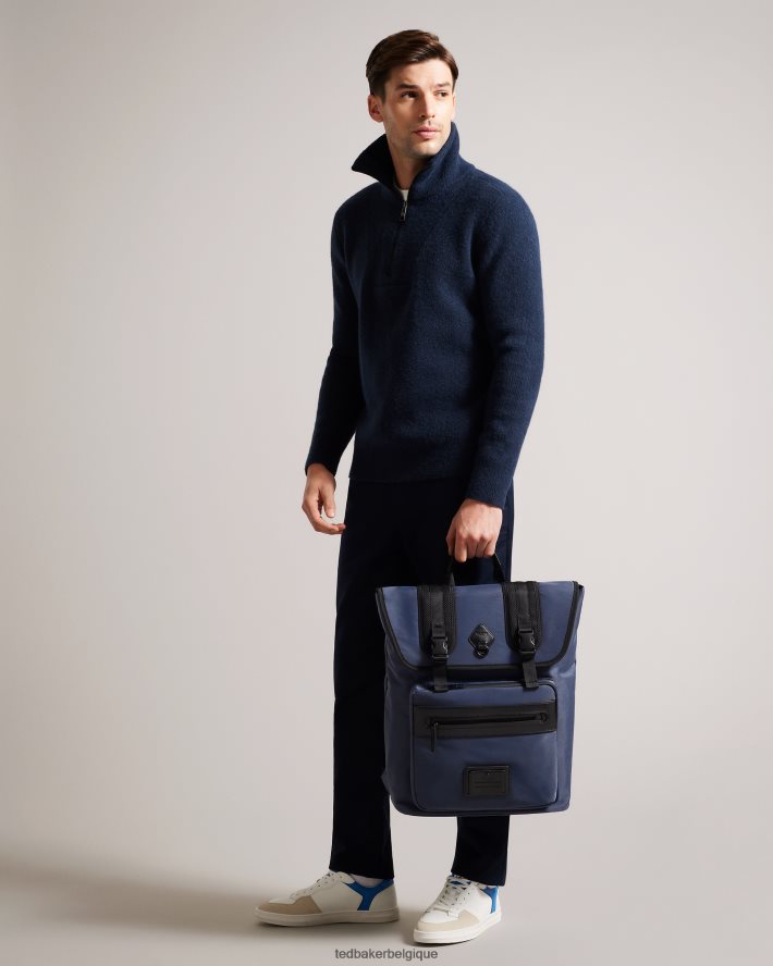 être Ted Baker Hommes sac à dos en nylon Komute marine FR8J421763 Sacs