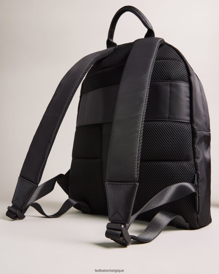 être Ted Baker Hommes sac à dos rayé en polyuréthane sergé rucken core noir FR8J421783 Sacs