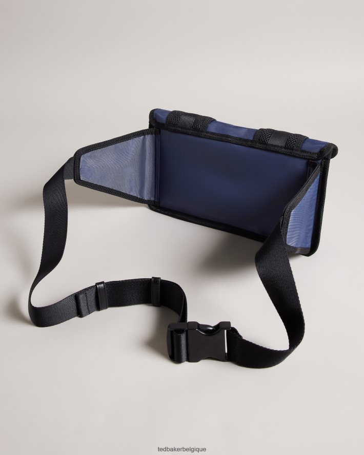 être Ted Baker Hommes sac banane en nylon Shuttle marine FR8J421782 Sacs