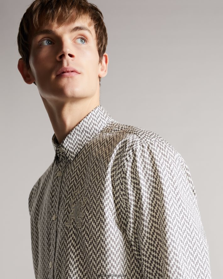 être Ted Baker Hommes chemise homme en cours d'exécution mcbane mib nu FR8J421701 vêtements