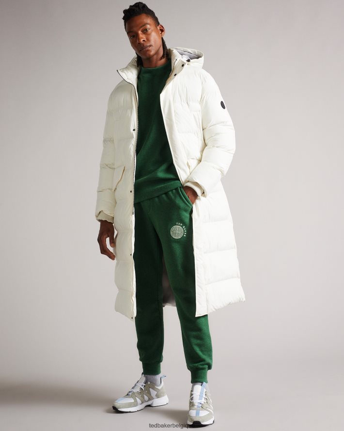 être Ted Baker Hommes Chandail coupe décontractée à manches courtes Shandon vert foncé FR8J421722 vêtements