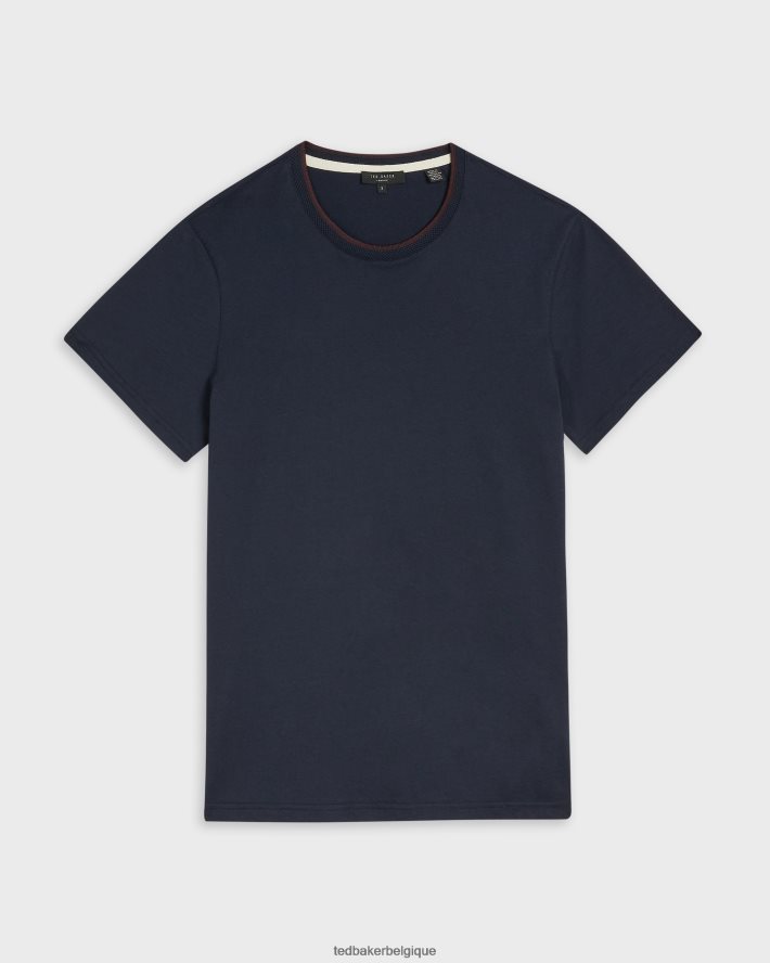 être Ted Baker Hommes t-shirt à manches courtes helpa marine FR8J421637 vêtements