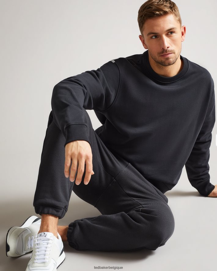 être Ted Baker Hommes akabusi - jogging en jersey actif noir FR8J421710 vêtements