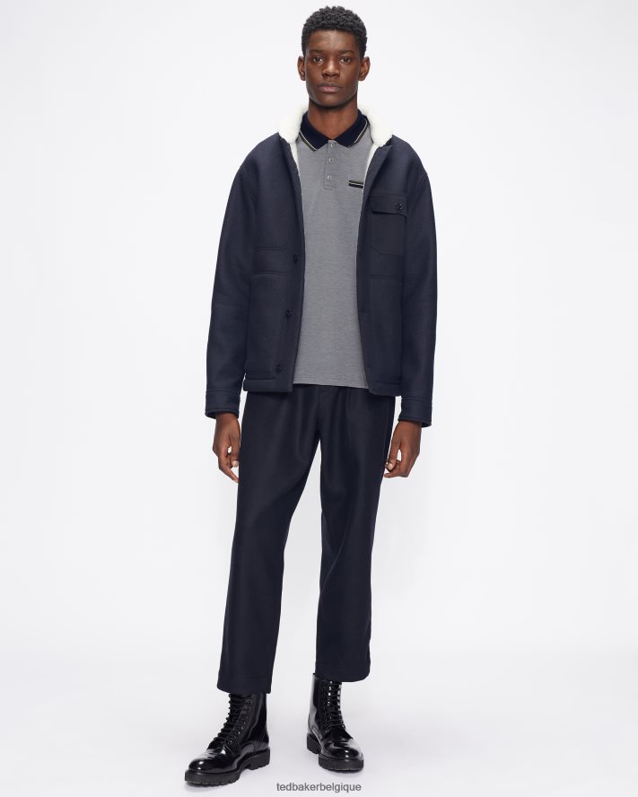 être Ted Baker Hommes polo chipa bleu marine foncé FR8J421632 vêtements