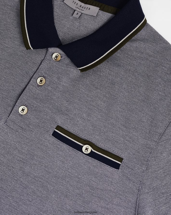 être Ted Baker Hommes polo chipa bleu marine foncé FR8J421632 vêtements