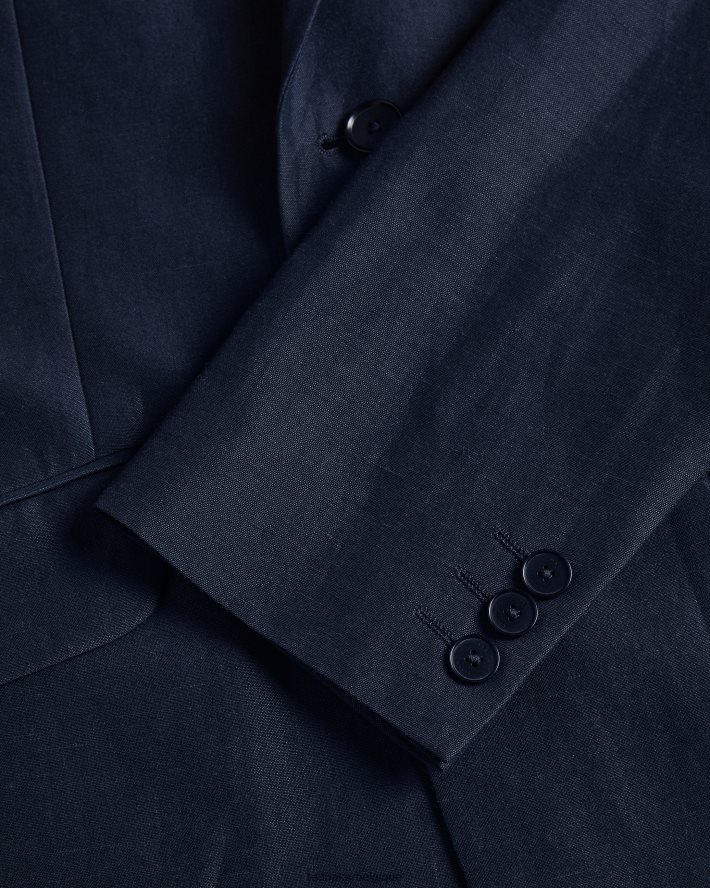 être Ted Baker Hommes blazer en laine et lin lancej marine FR8J421449 vêtements