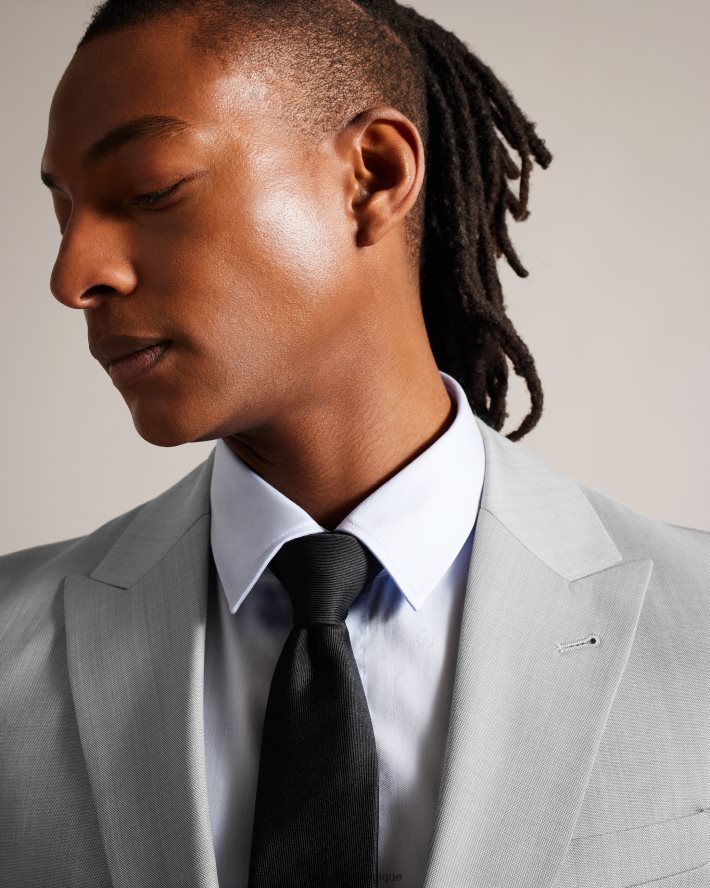 être Ted Baker Hommes blazer en laine vierge byronj gris clair FR8J421368 vêtements