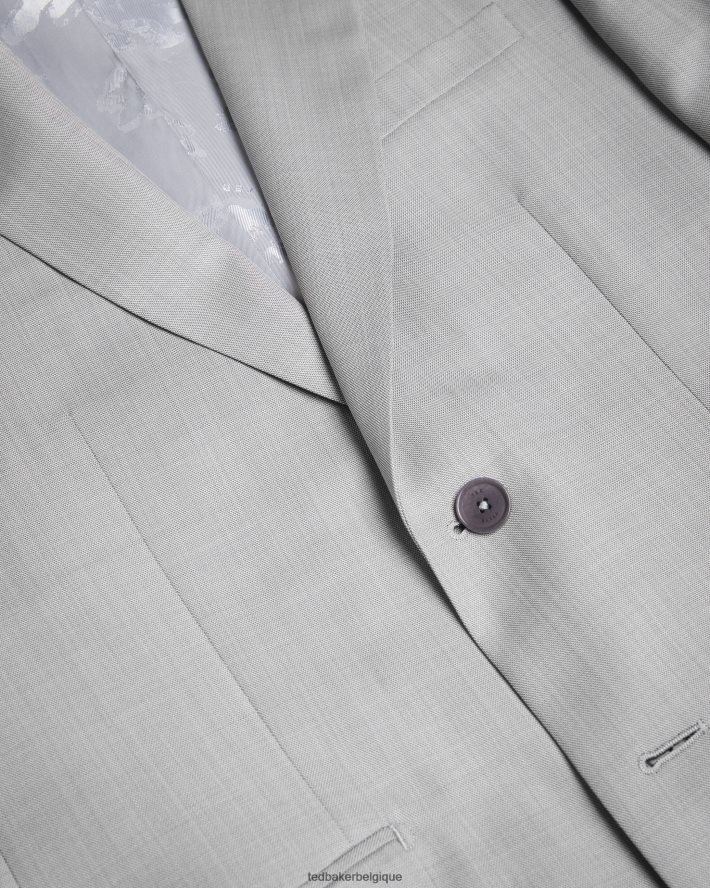 être Ted Baker Hommes blazer en laine vierge byronj gris clair FR8J421368 vêtements