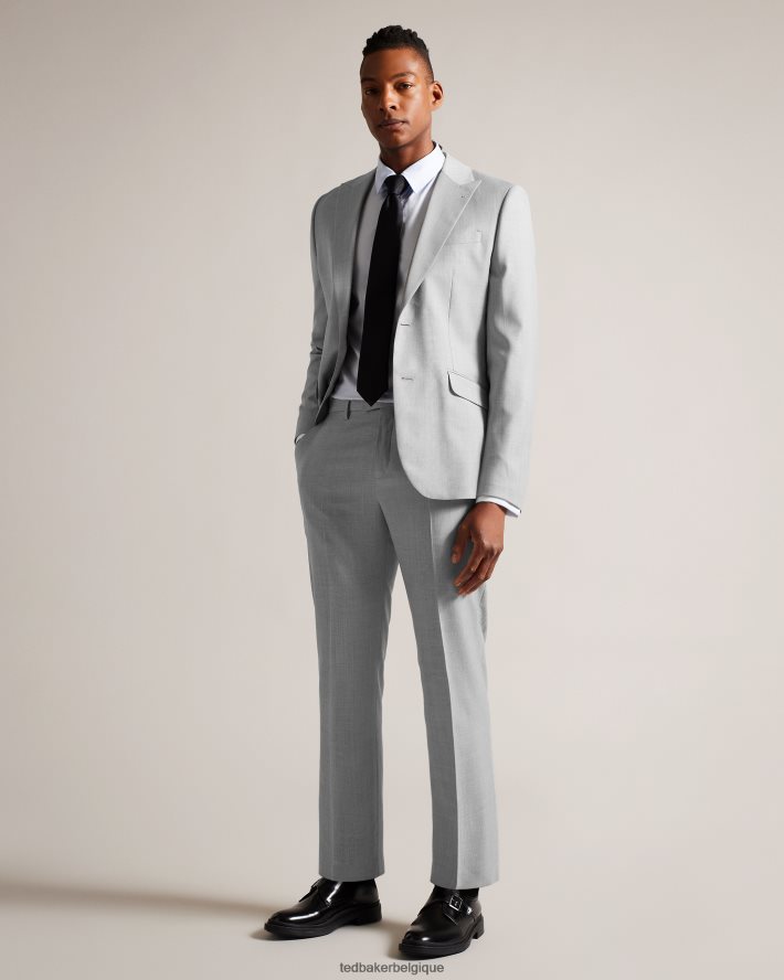 être Ted Baker Hommes blazer en laine vierge byronj gris clair FR8J421368 vêtements
