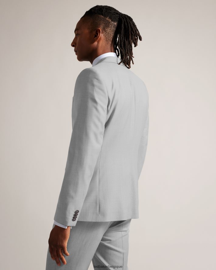 être Ted Baker Hommes blazer en laine vierge byronj gris clair FR8J421368 vêtements