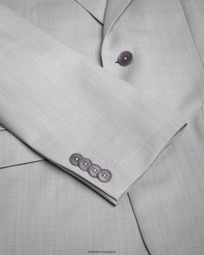 être Ted Baker Hommes blazer en laine vierge byronj gris clair FR8J421368 vêtements