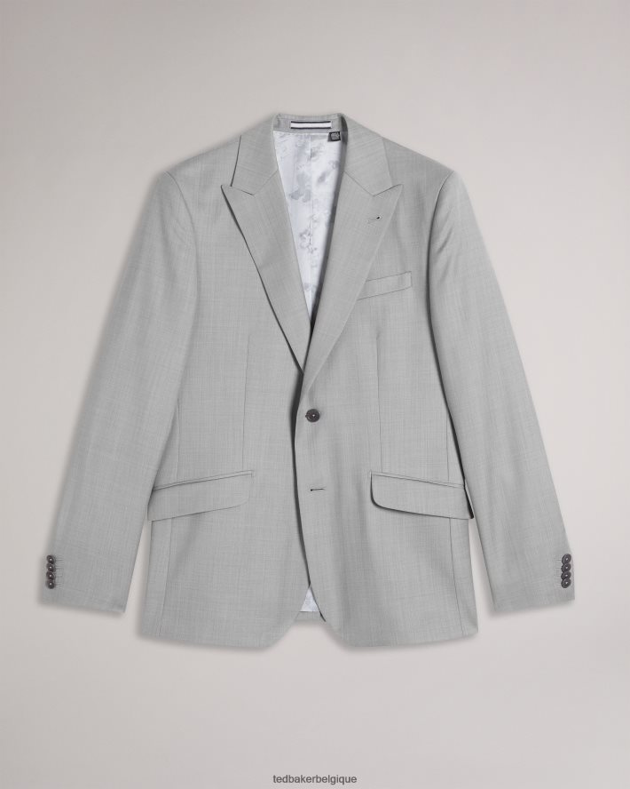 être Ted Baker Hommes blazer en laine vierge byronj gris clair FR8J421368 vêtements