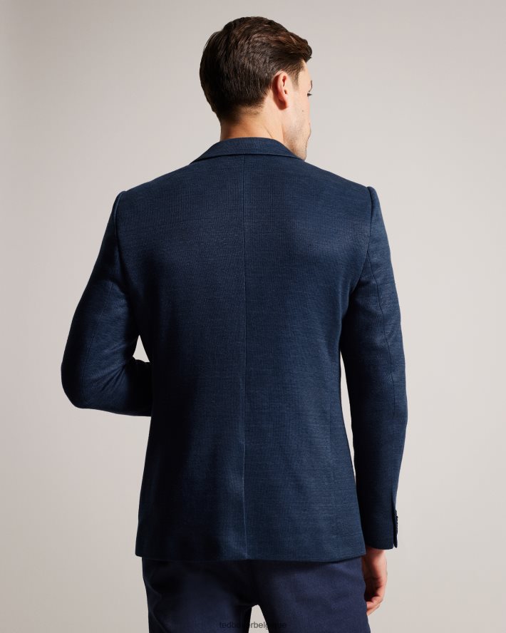 être Ted Baker Hommes keanuj blazer coupe slim en jersey marine FR8J421326 vêtements