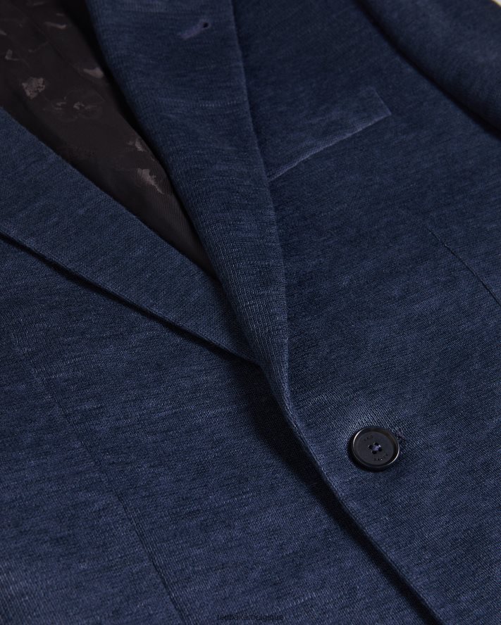 être Ted Baker Hommes keanuj blazer coupe slim en jersey marine FR8J421326 vêtements