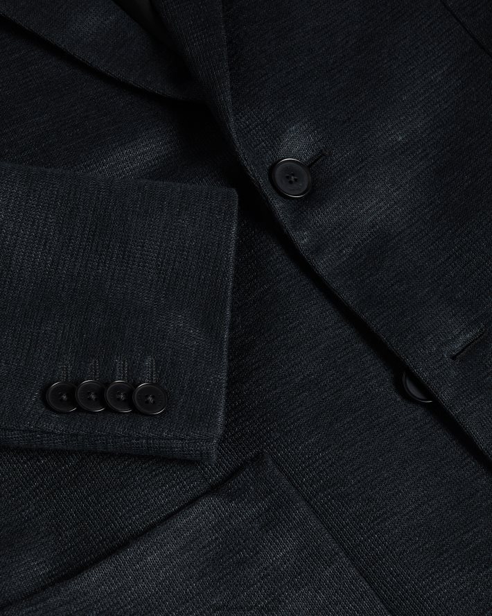 être Ted Baker Hommes keanuj blazer coupe slim en jersey noir FR8J421548 vêtements