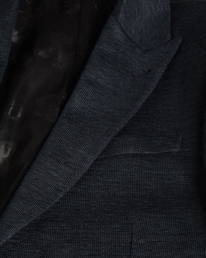 être Ted Baker Hommes keanuj blazer coupe slim en jersey noir FR8J421548 vêtements