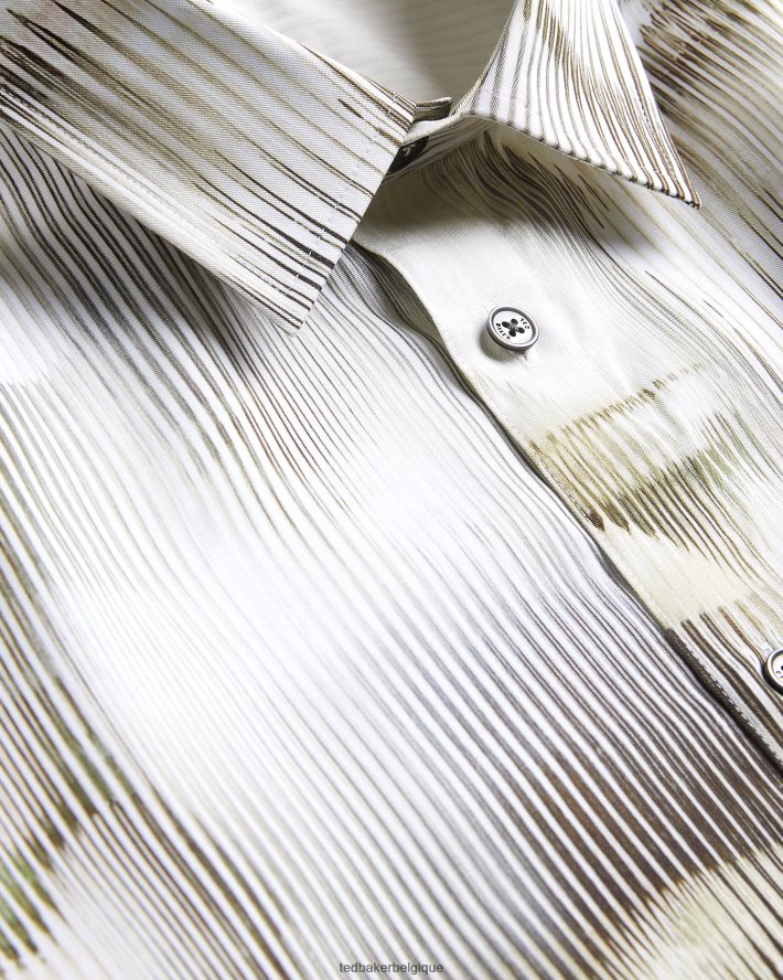 être Ted Baker Hommes galmoy - chemise fleurie à manches longues multicolore FR8J421303 vêtements