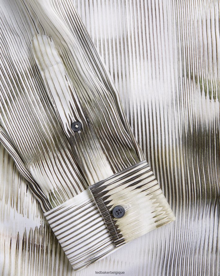 être Ted Baker Hommes galmoy - chemise fleurie à manches longues multicolore FR8J421303 vêtements