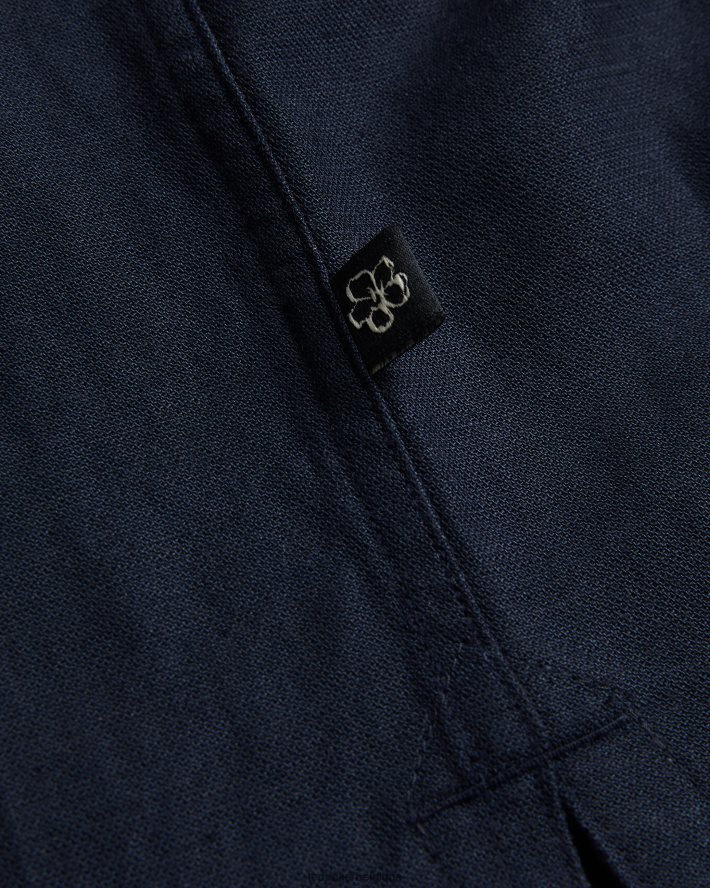 être Ted Baker Hommes neele chemise imprimée à fleurs à manches courtes marine FR8J421318 vêtements