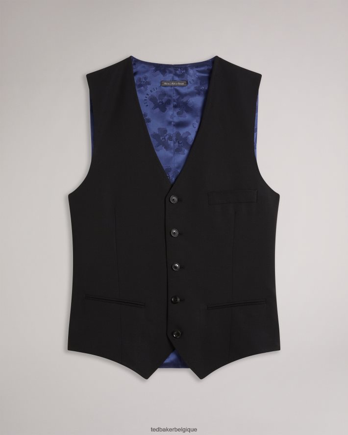 être Ted Baker Hommes gilet jvwscbl core noir FR8J421512 vêtements