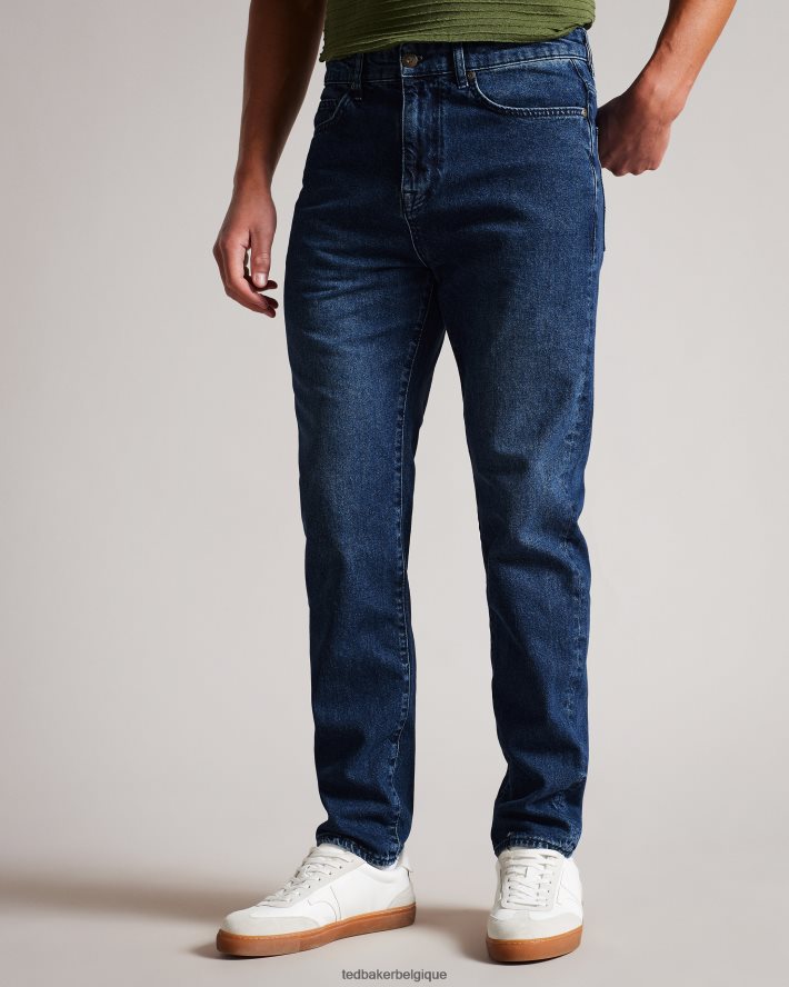 être Ted Baker Hommes jean strtfo à jambe slim bleu moyen FR8J421438 vêtements