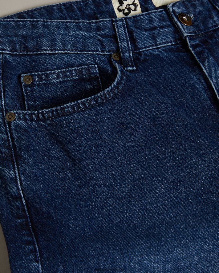 être Ted Baker Hommes jean strtfo à jambe slim bleu moyen FR8J421438 vêtements